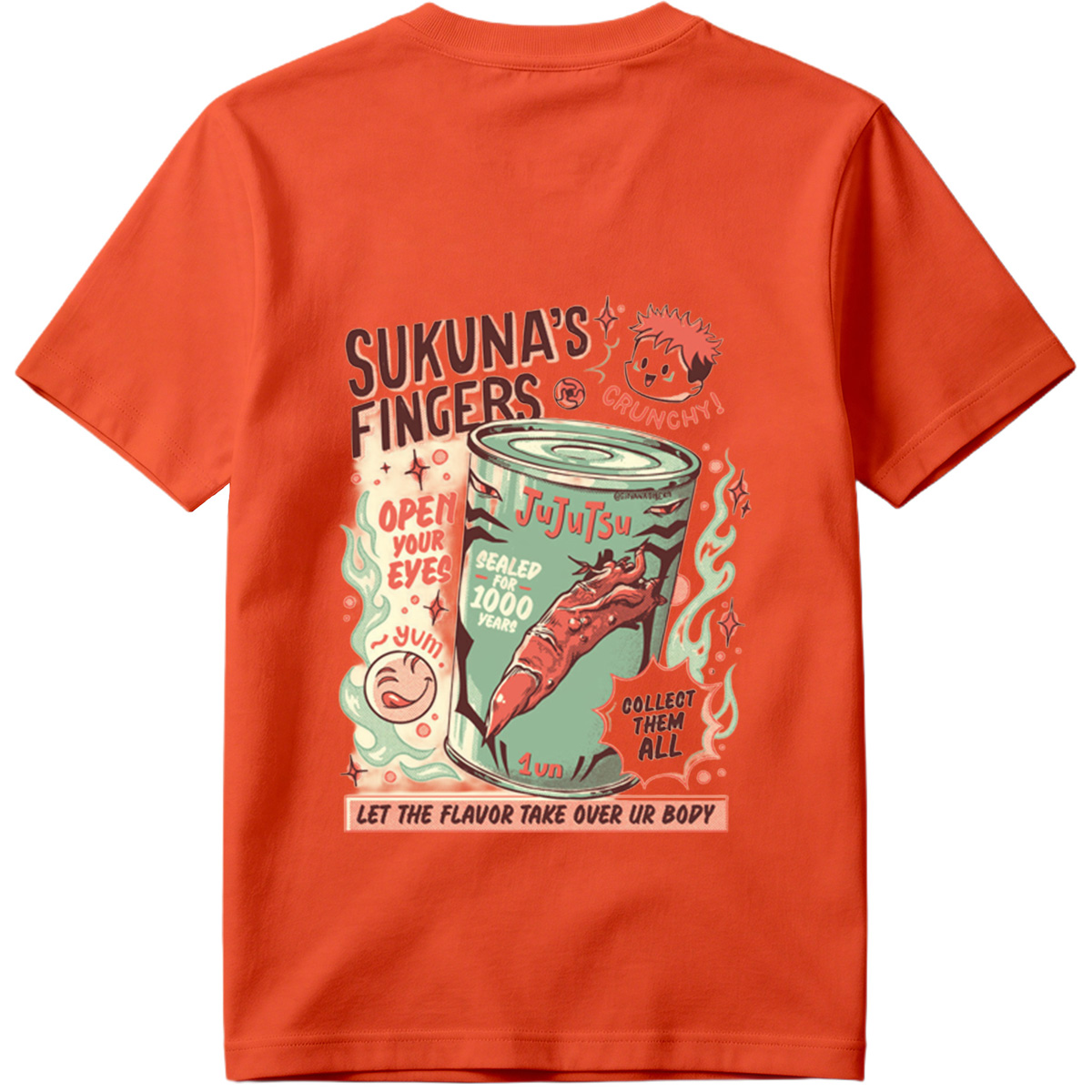Sukuna's Fingers: Jujutsu Kaisen Snack Parody - Tee
