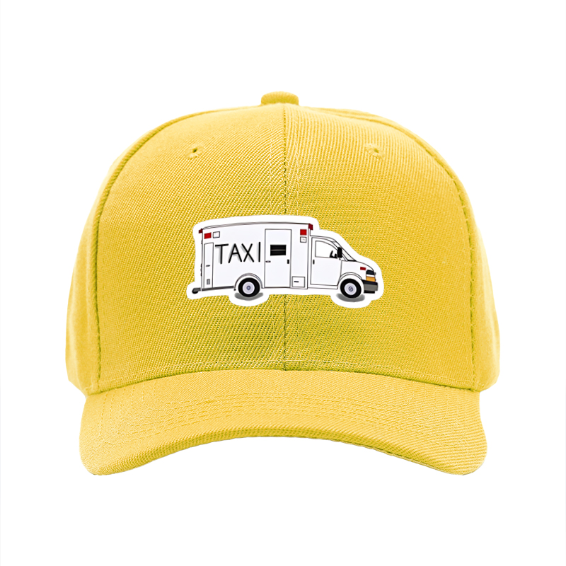 1pc New Baseball Cap with Taxi Van Print Design Unisex Adjustable Hat for Outdoor Activities and Daily Wear Suitable for Adults and Teens