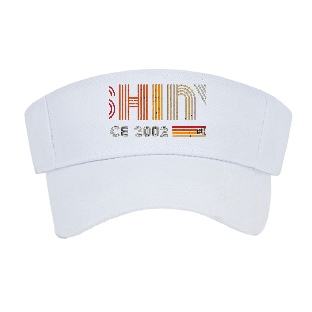 Shiny Since 2002: Retro Logo with Vintage Motorcycle Design -  Visor cap