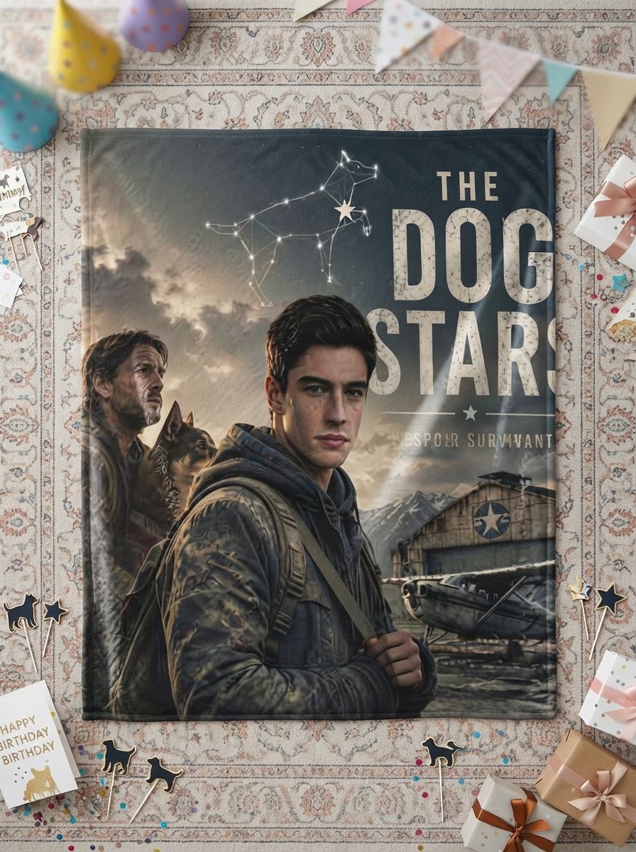 Custom Photo Portrait Flannel Blanket Personalized Film Poster Ultra Soft Warm Throw Blanket for Couch Bed Travel Cozy