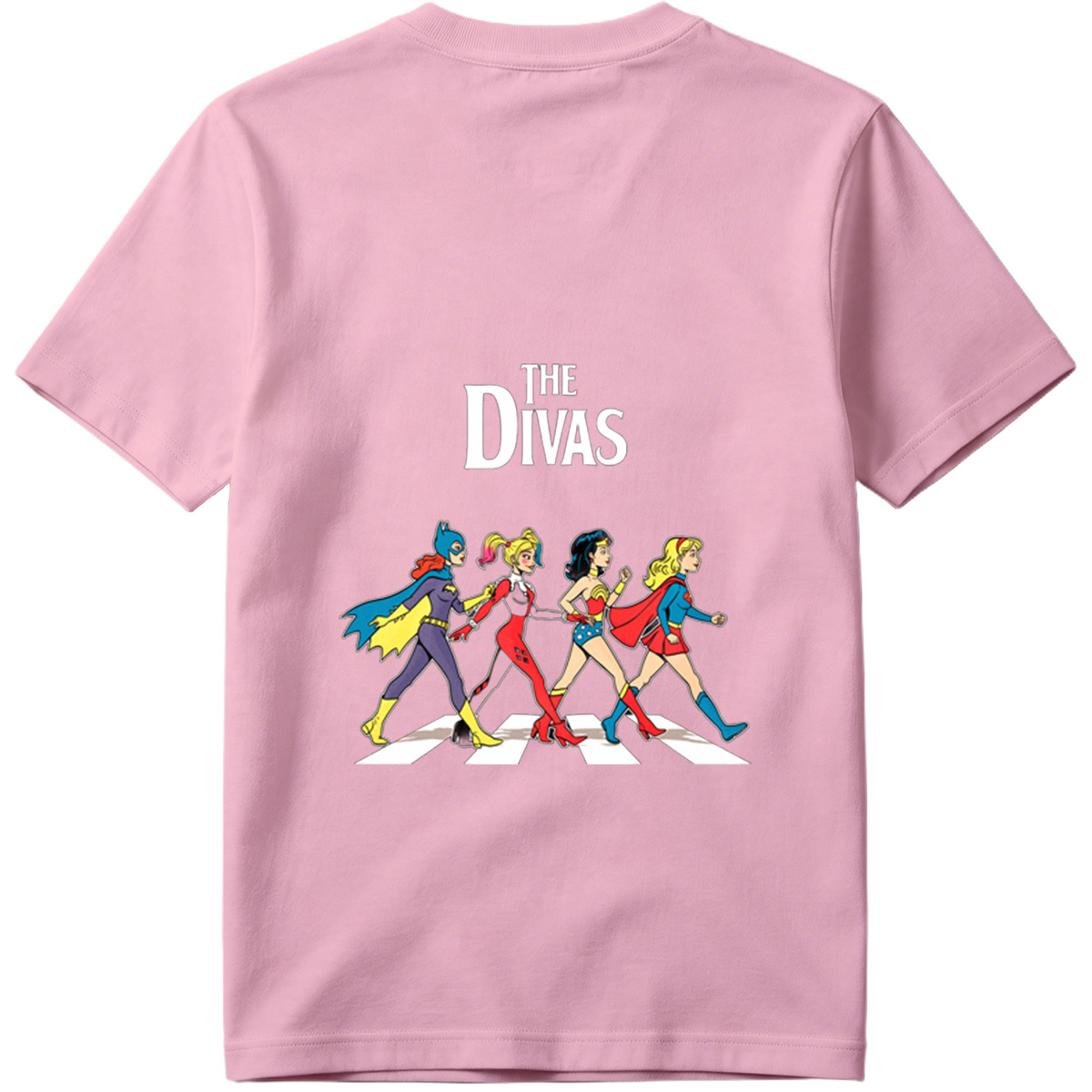 The Divas: Batgirl, Harley Quinn, Wonder Woman, Supergirl - Tee