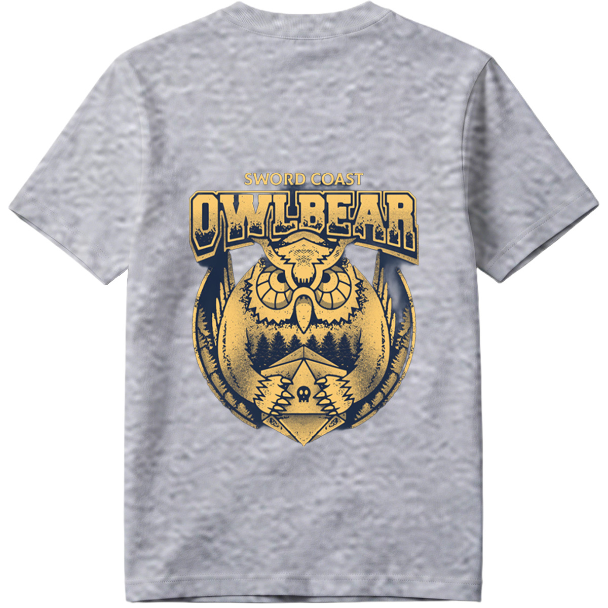 Sword Coast Owlbear: Fantasy Creature Emblem - Tee