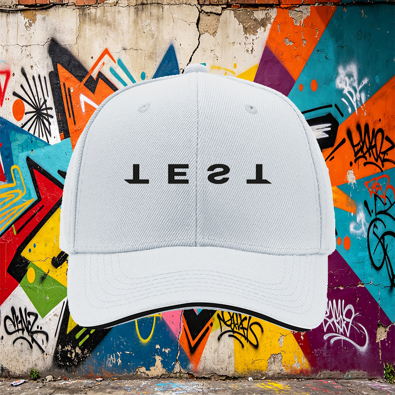 Unisex Classic Sandwich Hat with Minimalist Text Print - Lightweight Baseball Cap for Outdoor Activities, Casual Wear, and Daily Use - Perfect for Adults Seeking Simple Style and Comfort