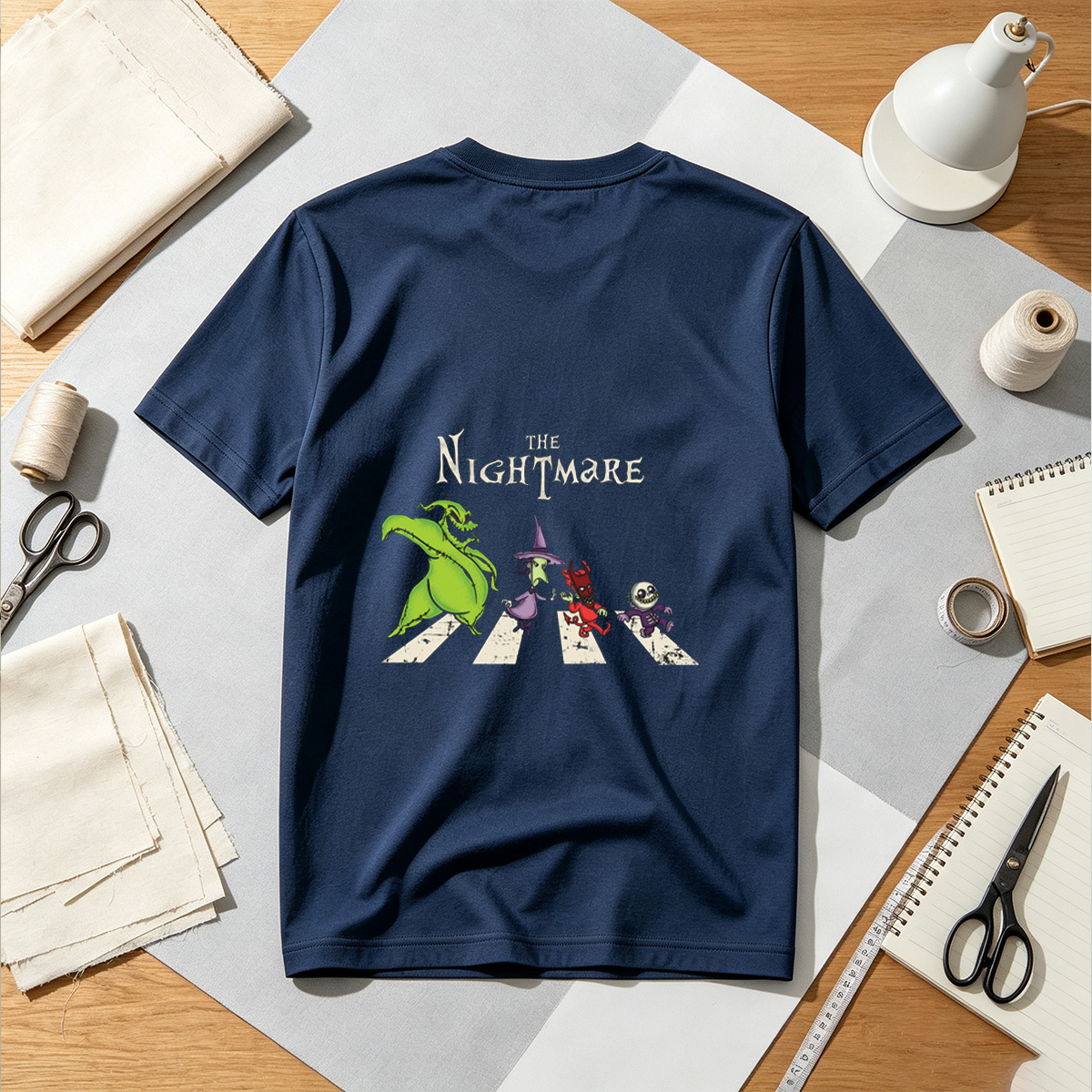 The Nightmare: Oogie Boogie, Witch, Devil, and Jack Skellington Crossing - Tee