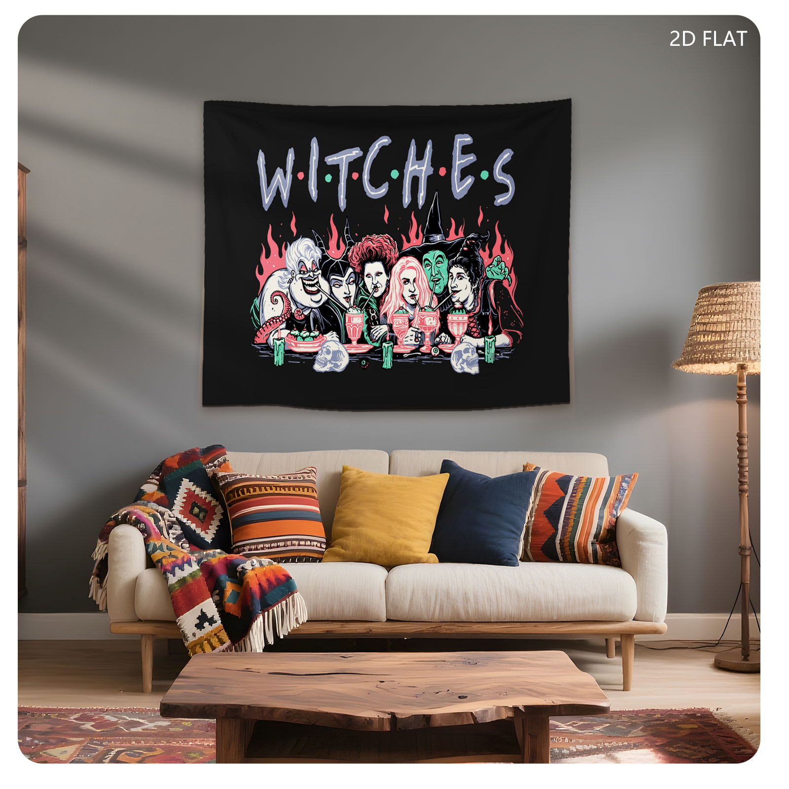Witches: A Gathering of Iconic Villains and Characters - Tapestry