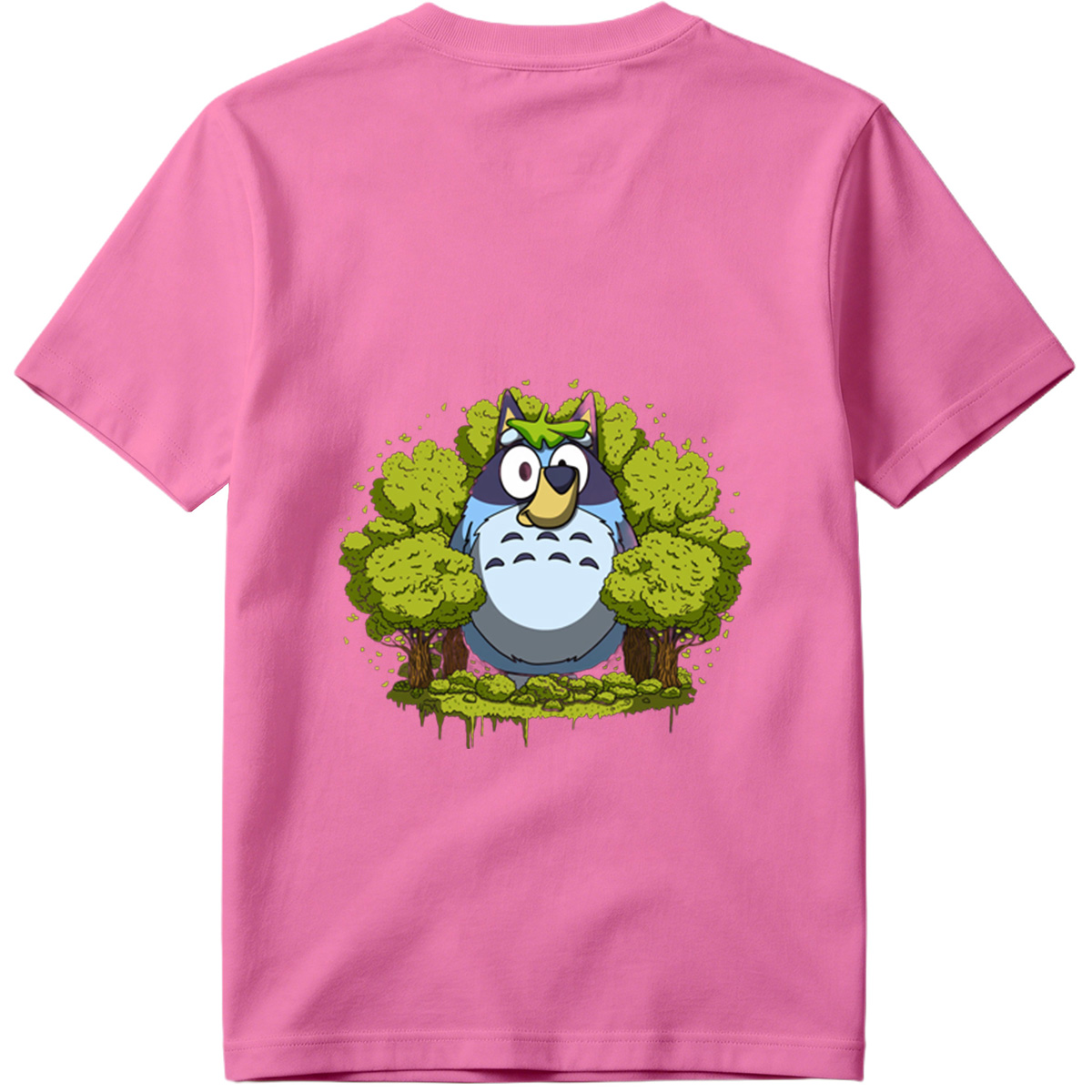 Totoro and Bluey in the Forest - Tee