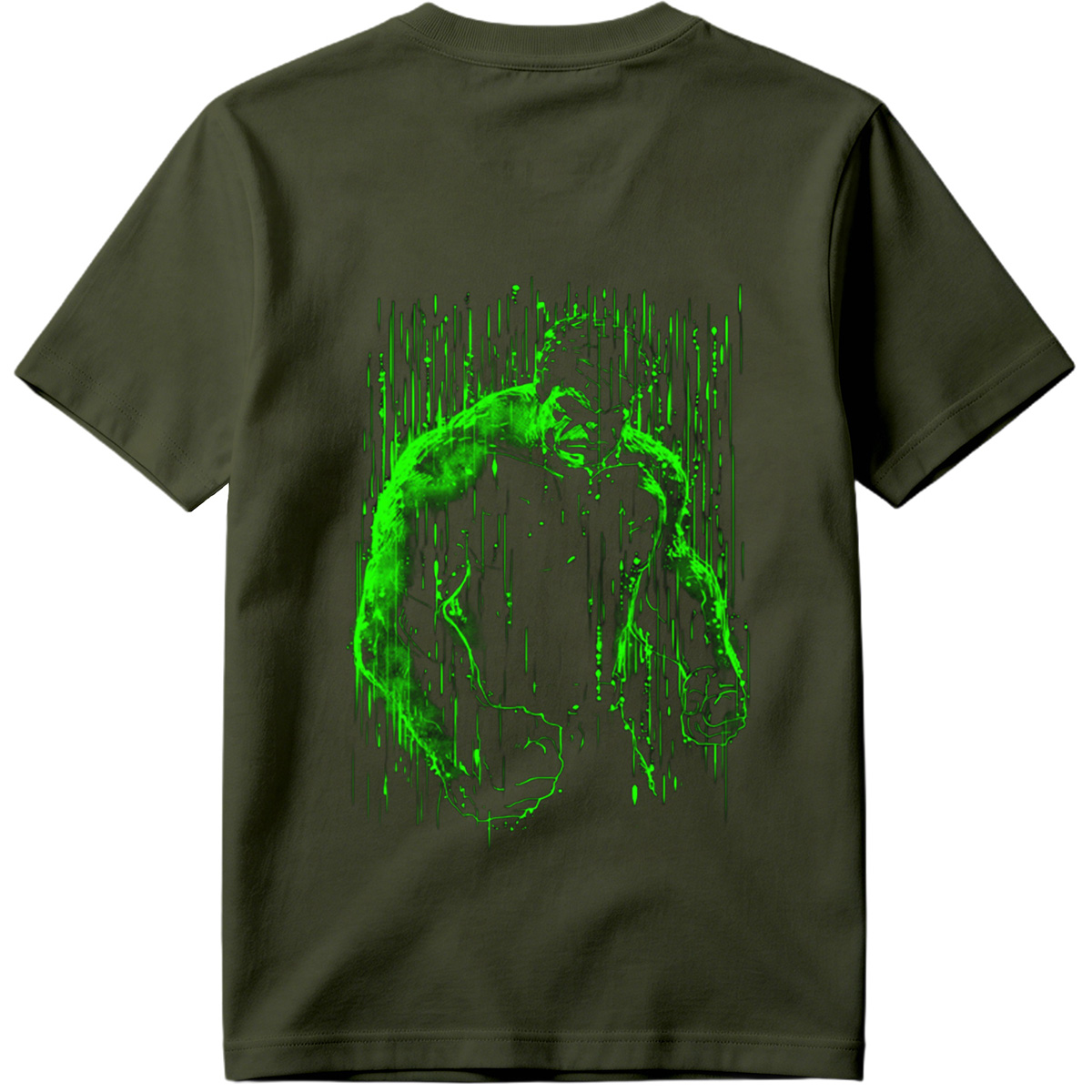 Hulk in Matrix Style - Tee