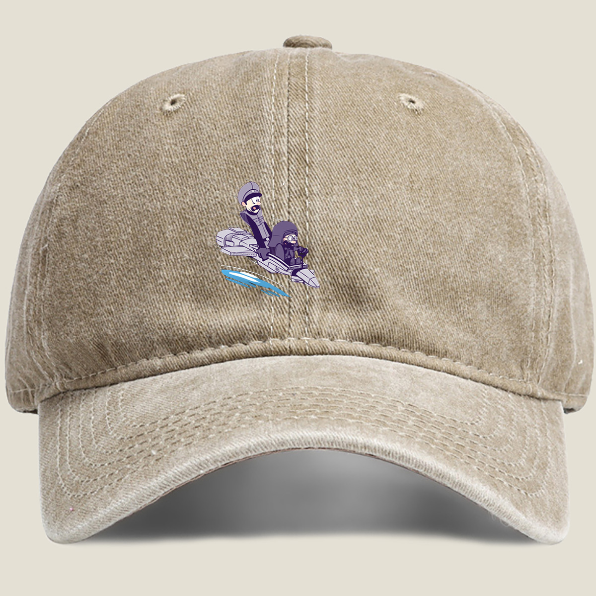 Mario and Luigi in Space Adventure - Washed Denim - Baseball Cap
