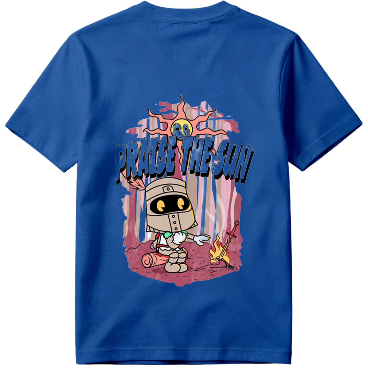 Praise the Sun - Knight and Sun Character Art - Tee
