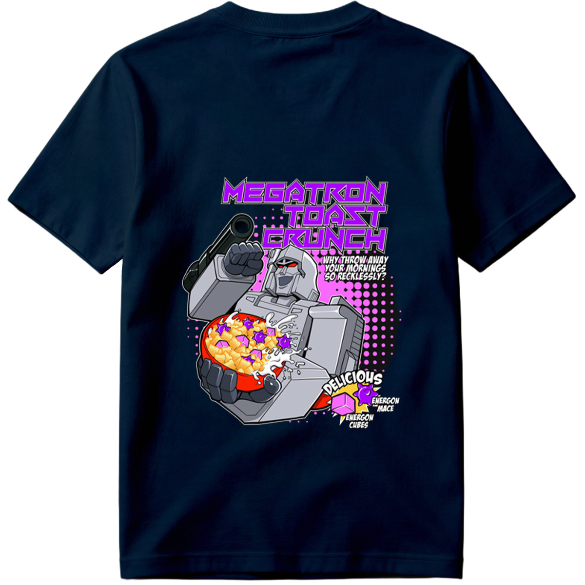 Megatron Toast Crunch - Transformers Cereal Parody - Tee