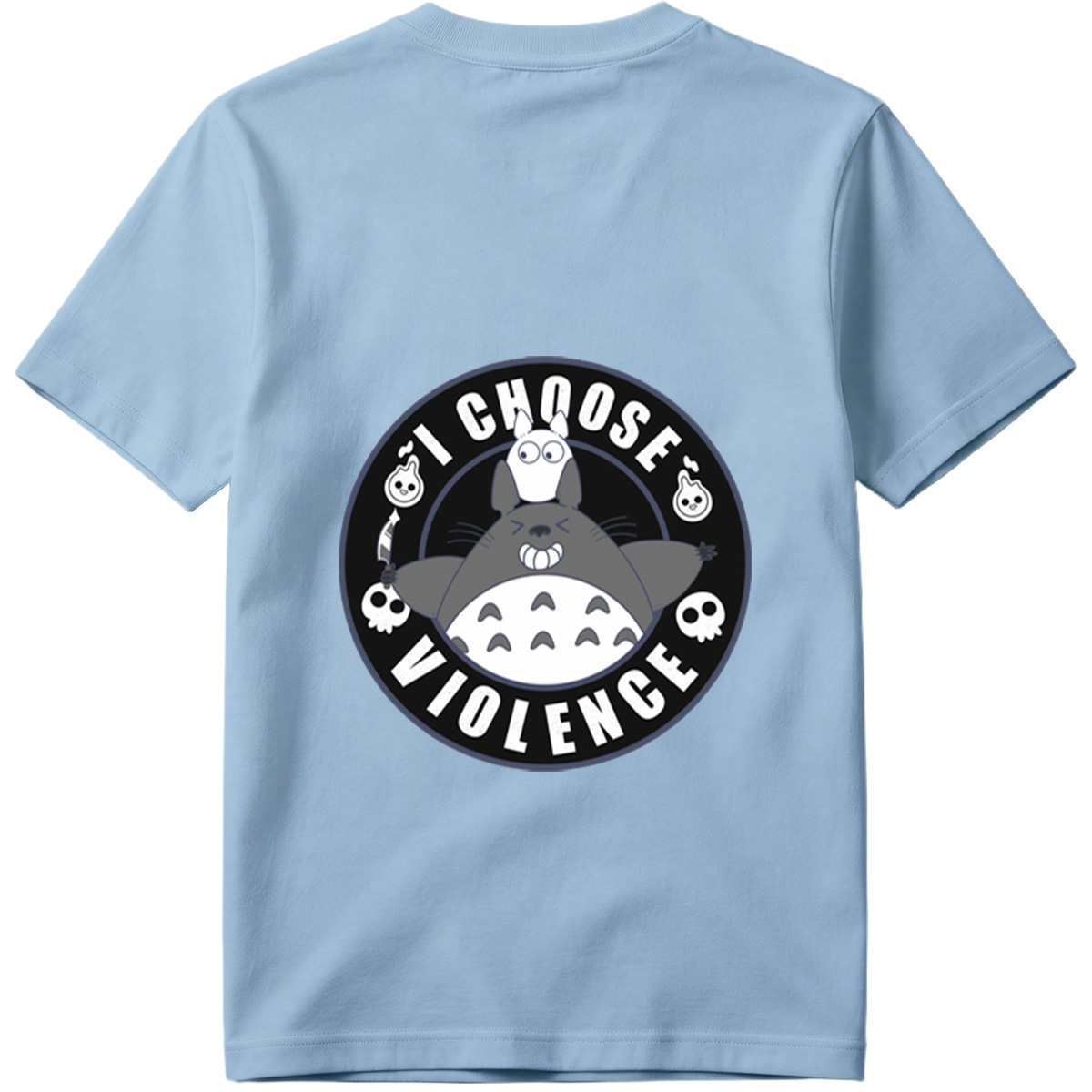 Totoro and Little Totoro - I Choose Violence - Tee