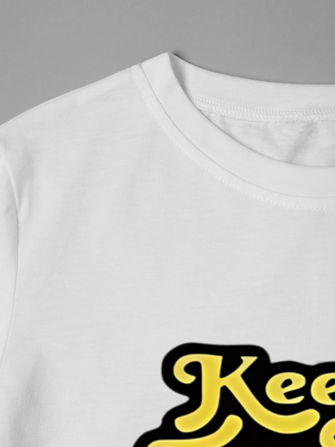 Men's Printed T-Shirt Keep on Truckin' Cartoon Man Running Graphic Casual Round Neck Summer Lightweight Breathable Short Sleeve T-Shirt for Daily Wear Outdoor Activities Adults