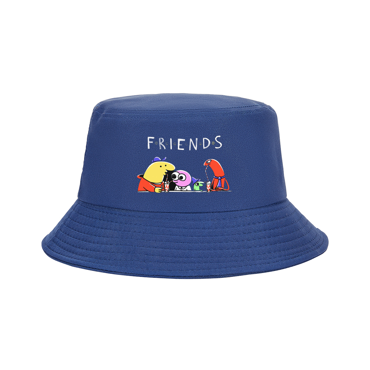 Friends: The Animated Characters Enjoying Drinks Together - Fisherman's Hat