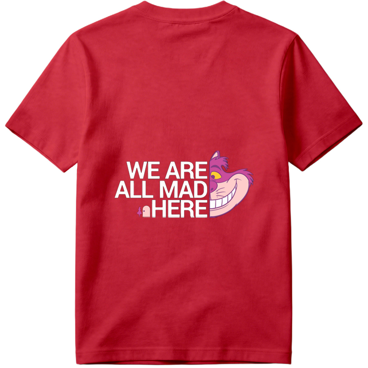 Alice in Wonderland - Cheshire Cat: We Are All Mad Here - Tee
