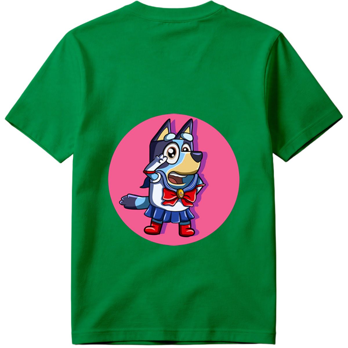 Bluey in Sailor Moon Costume - Tee