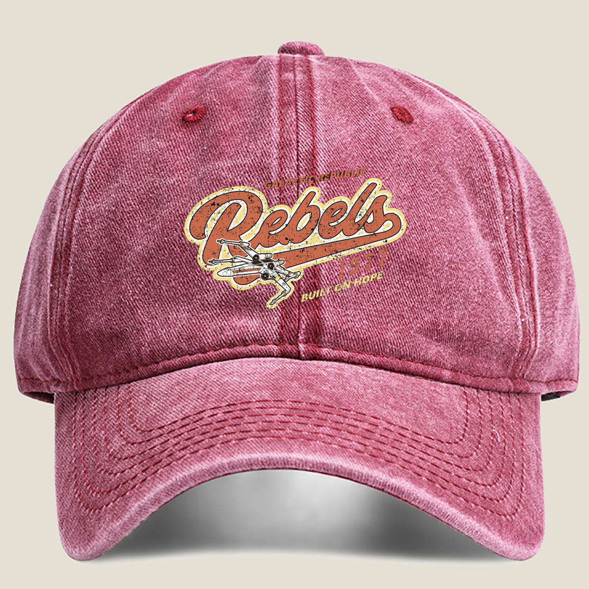 Star Wars Rebels: Galactic Republic 1977 Built on Hope - Washed Denim - Baseball Cap