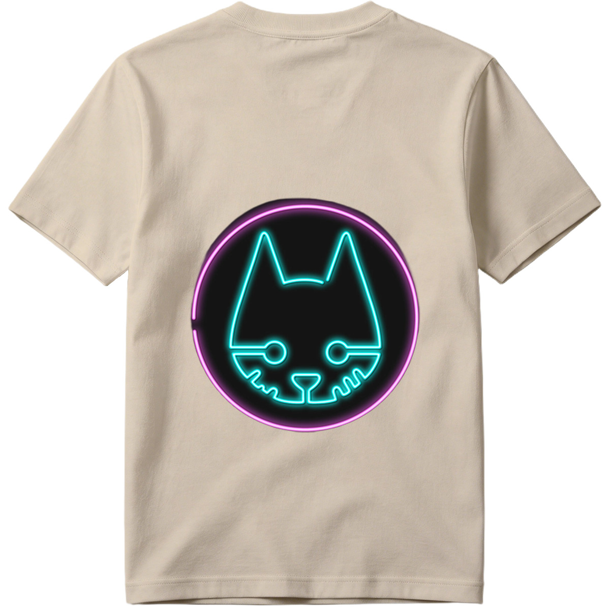 Neon Cat Logo - Tee