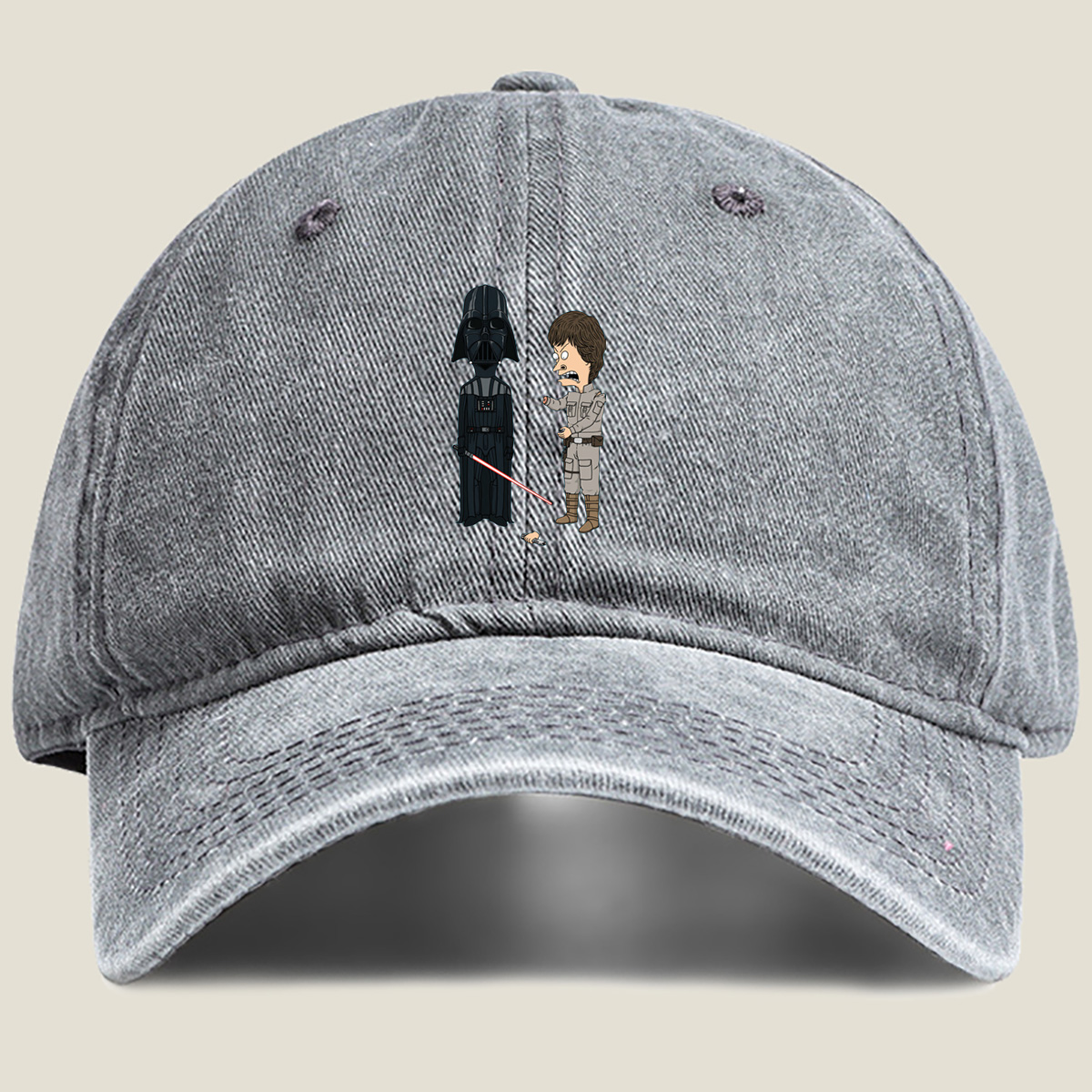 Star Wars: Darth Vader and Luke Skywalker - Washed Denim - Baseball Cap