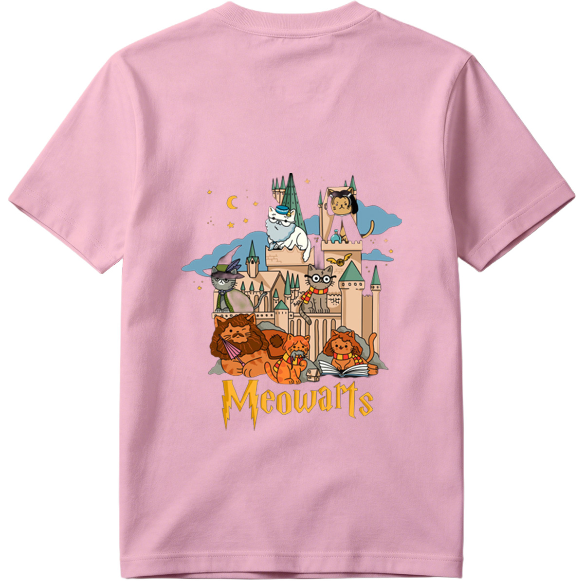 Meowarts: Cats in a Magical Castle - Tee