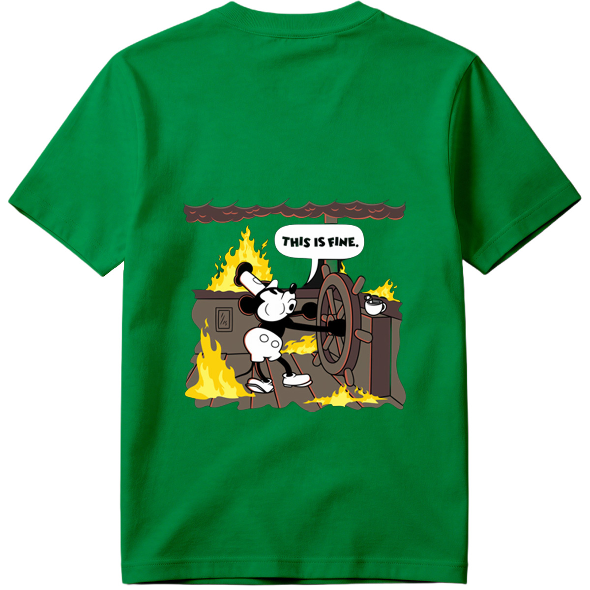 Mickey Mouse in a Burning Room: 