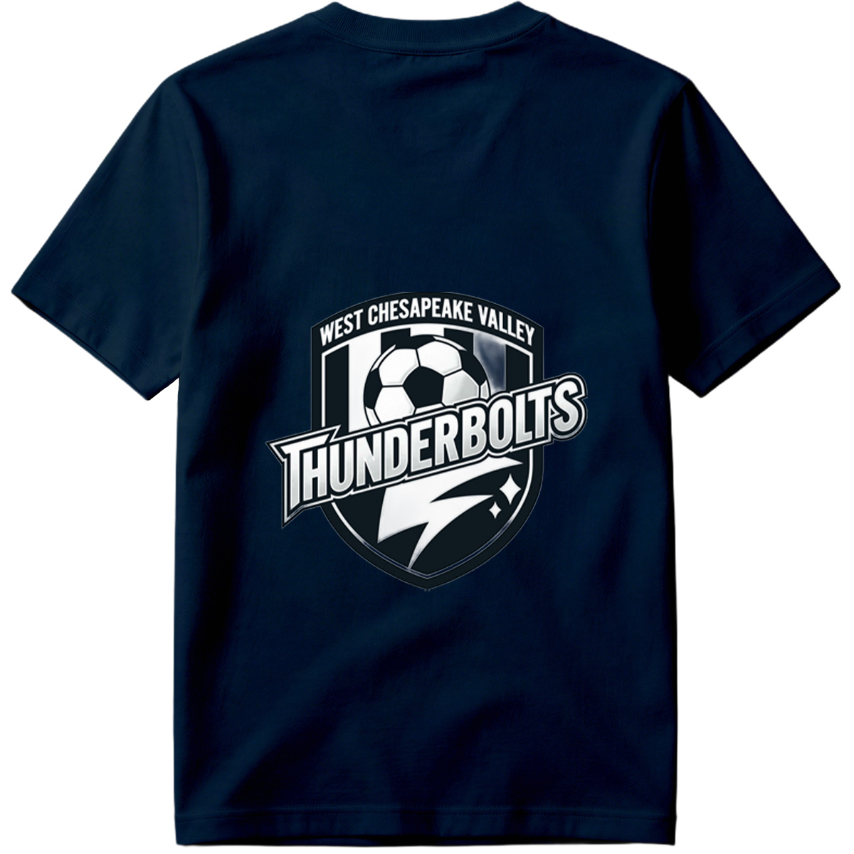 West Chesapeake Valley Thunderbolts Soccer Team Logo - Tee