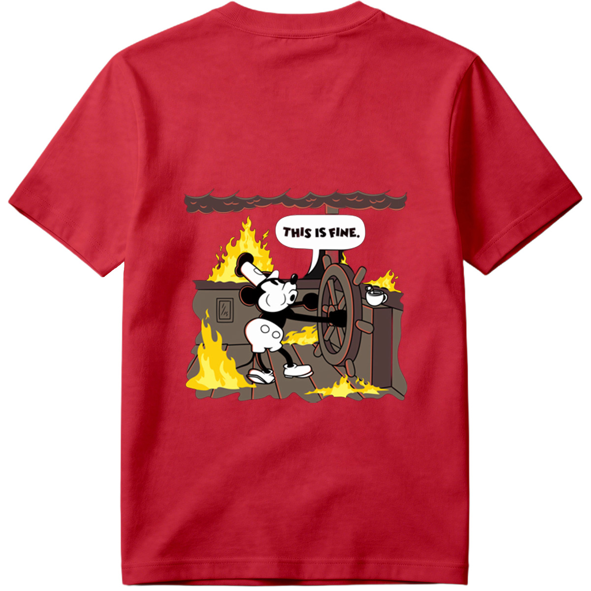 Mickey Mouse in a Burning Room: 