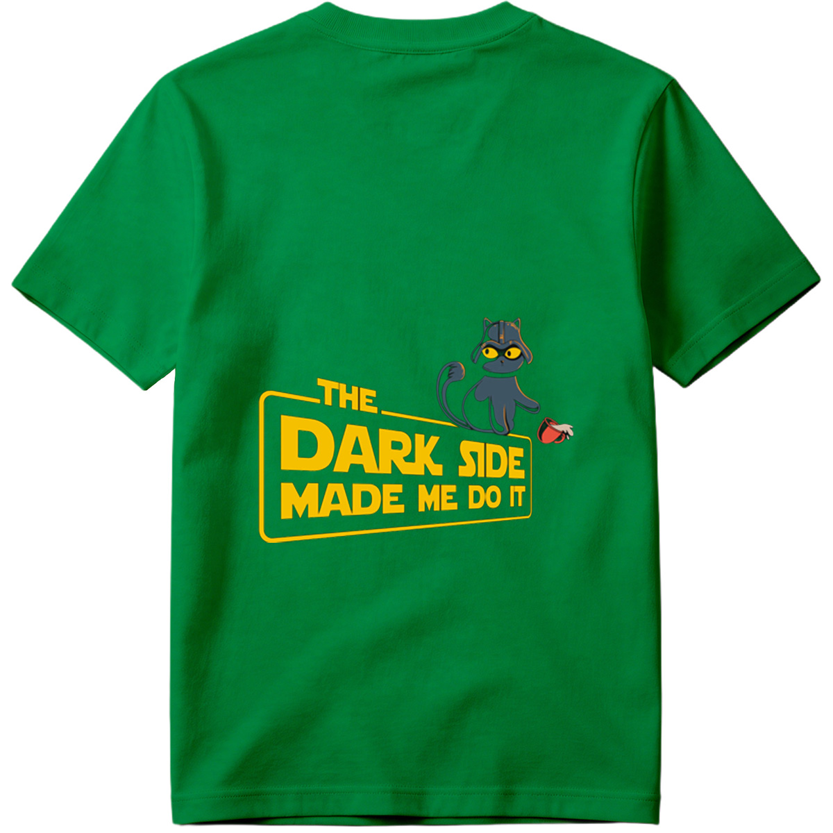 Star Wars - The Dark Side Made Me Do It Cat - Tee
