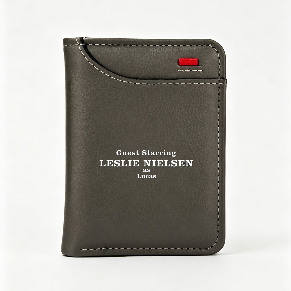 Leslie Nielsen Guest Stars as Lucas - Vertical Style Wallet