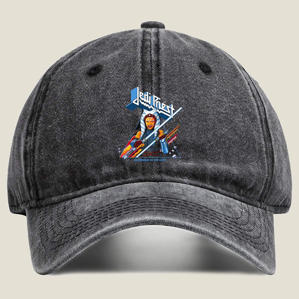 Jedi Priest: Defendress of the Faith - Washed Denim - Baseball Cap