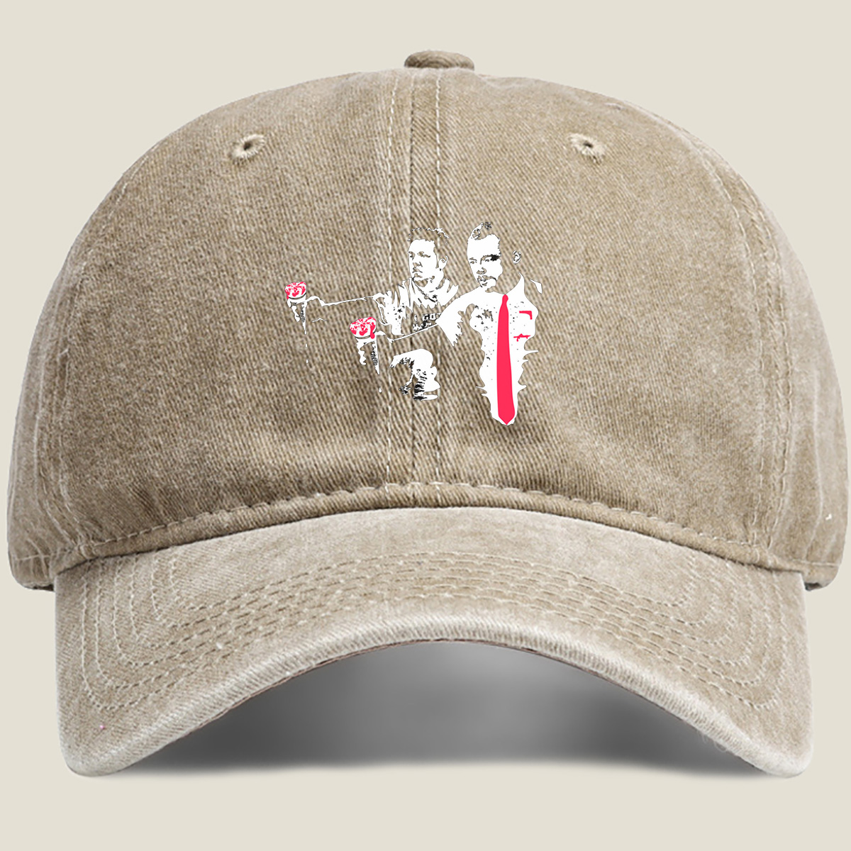 The Boys: Homelander and Hughie with Bloodied Ice Creams - Washed Denim - Baseball Cap