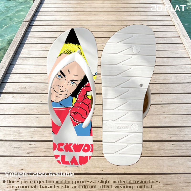 Clockwork Homelander: A Superhero with a Bottle -  flip-flops