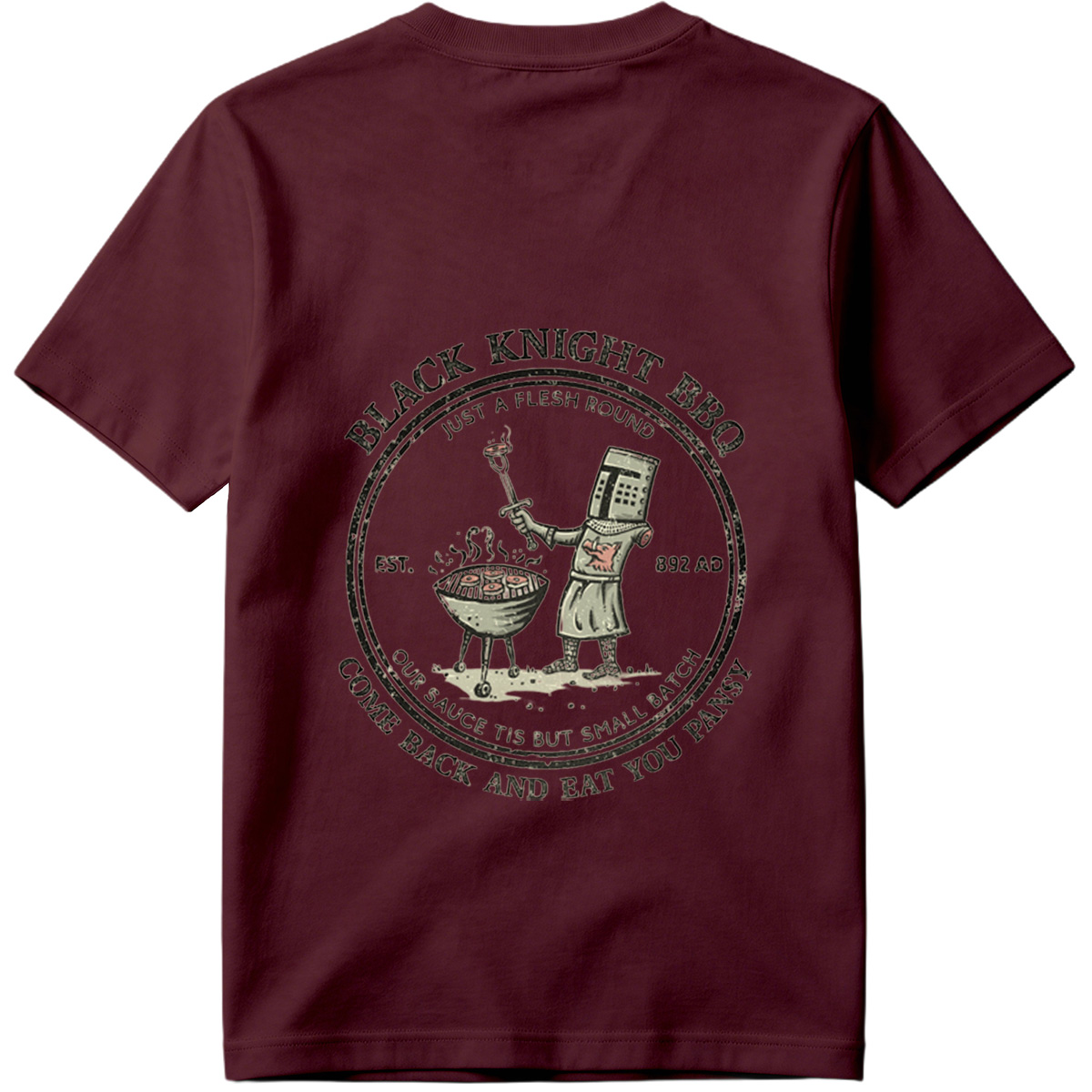 Black Knight BBQ: Just a Flesh Round - Tee