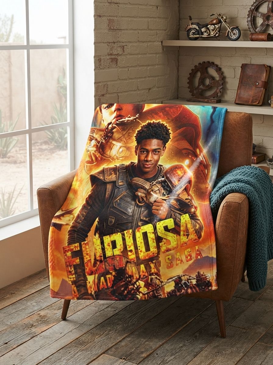 Custom Photo Face Flannel Blanket Personalized Movie Action Hero Throw Ultra Soft Warm Bedding Decor Gift for Friends