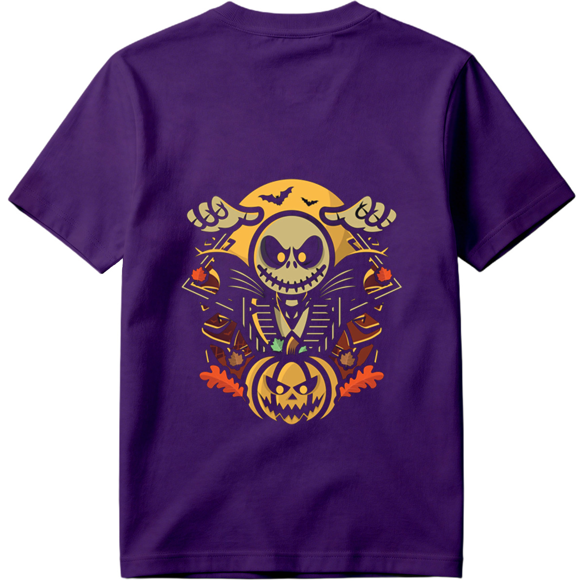 Jack Skellington and Pumpkin King Halloween Design - Tee