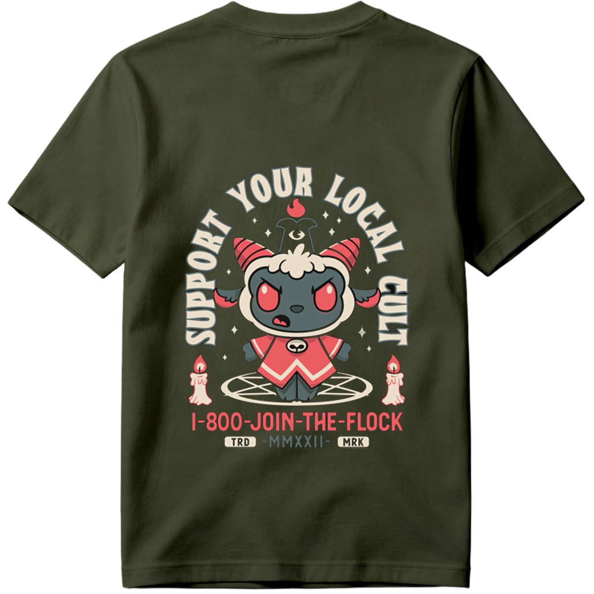 **Support Your Local Cult - I-800-JOIN-THE-FLOCK** - Tee