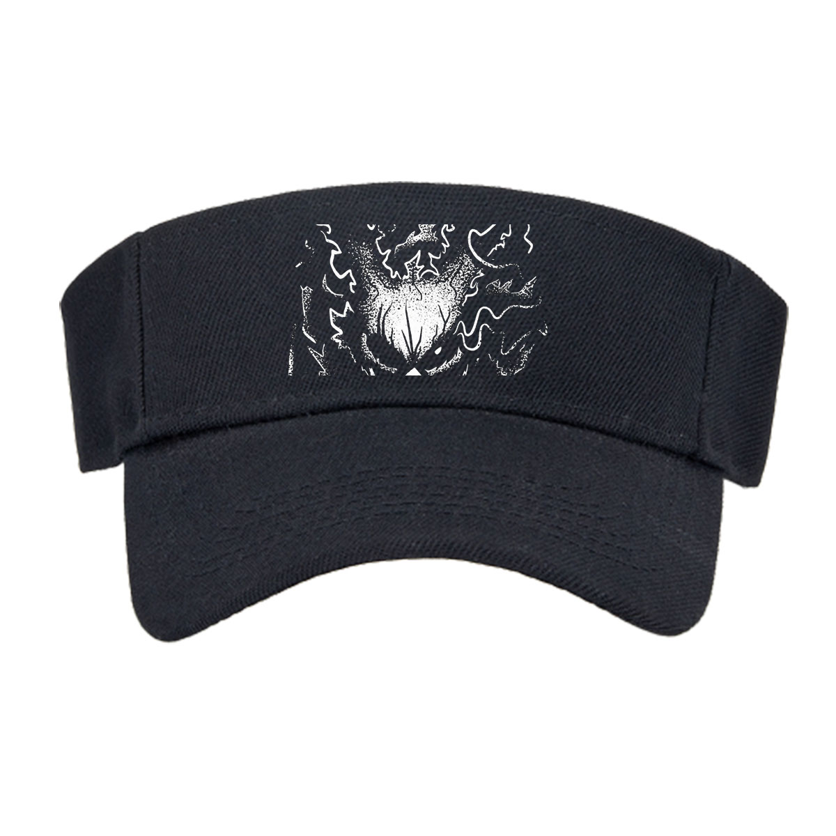 Dark Fantasy Dragon Head Artwork -  Visor cap