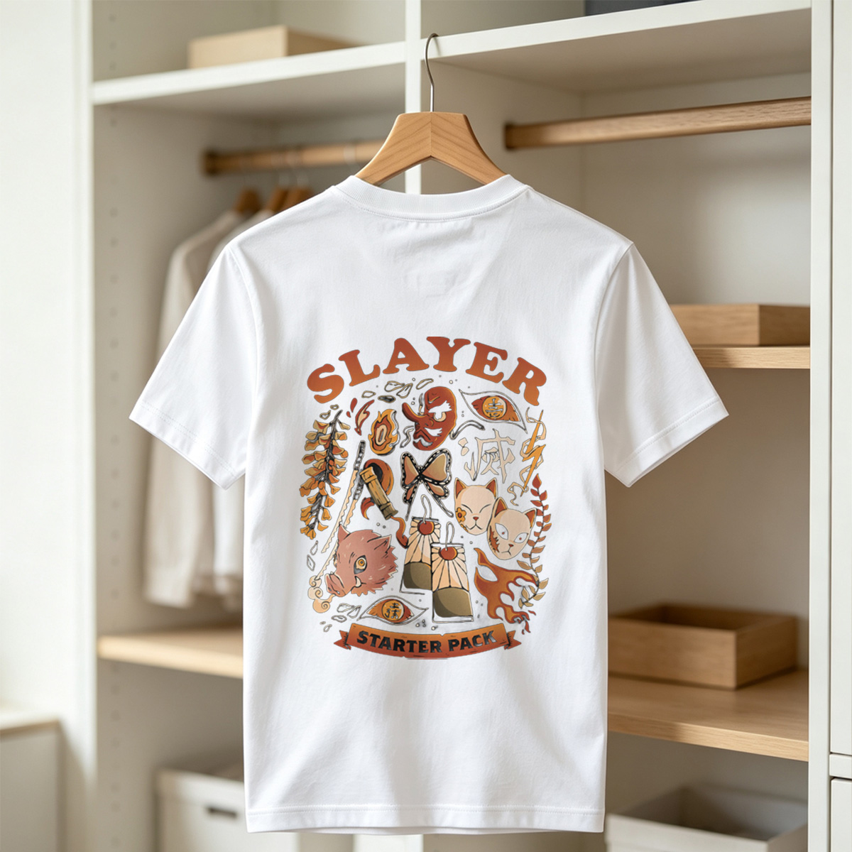 Slayer Starter Pack: Demon Slayer Characters and Symbols - Tee