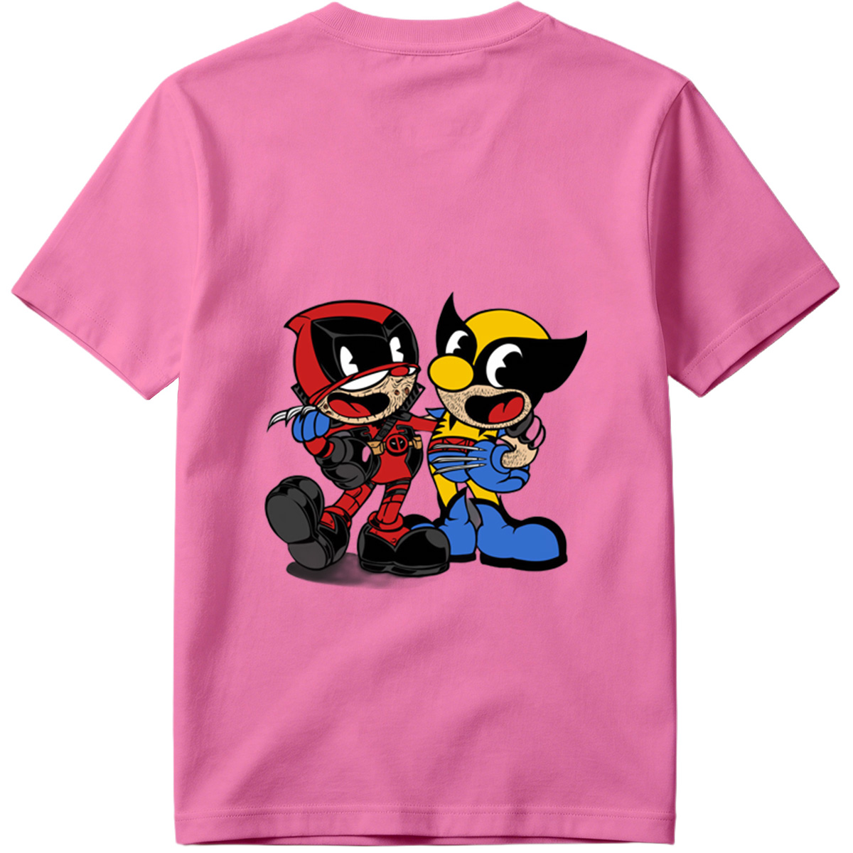 Deadpool and Wolverine Chibi Style - Tee