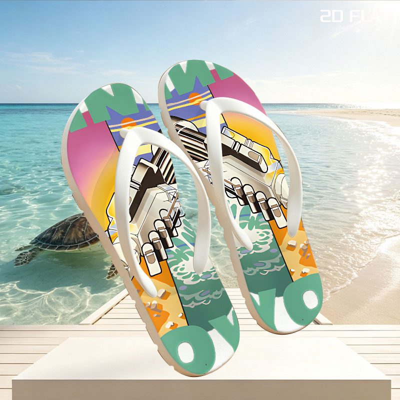 Pink Floyd - Space Odyssey Concept Art -  flip-flops