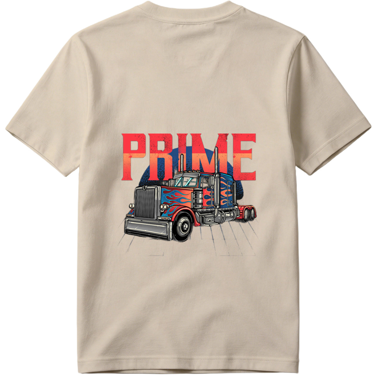 Prime Transport Service - Optimus Prime Truck Design - Tee