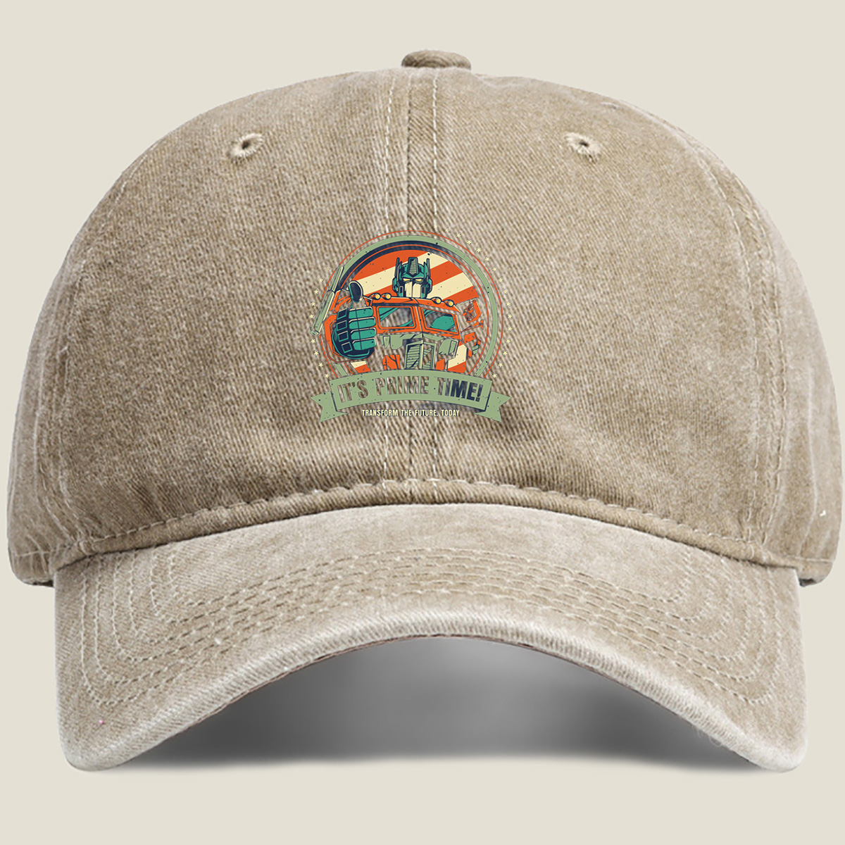 Transformers: Optimus Prime – It's Prime Time! - Washed Denim - Baseball Cap