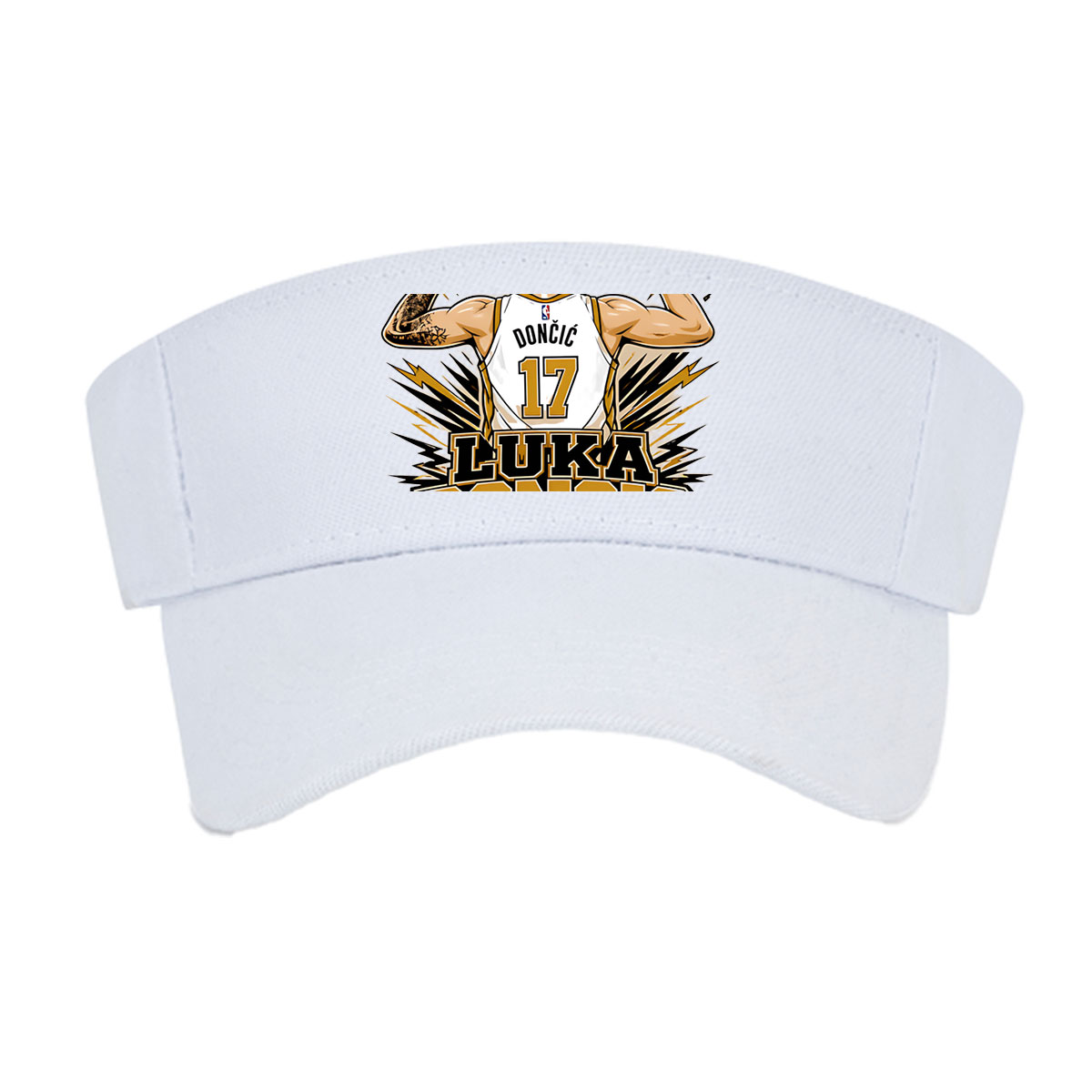 Luka Doncic NBA Player Jersey Artwork -  Visor cap