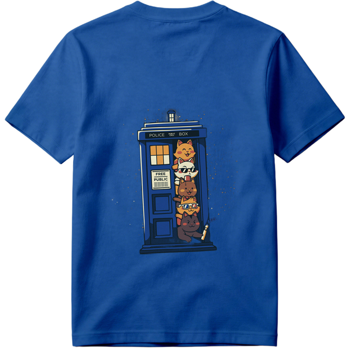 Doctor Who Cats in the TARDIS - Tee