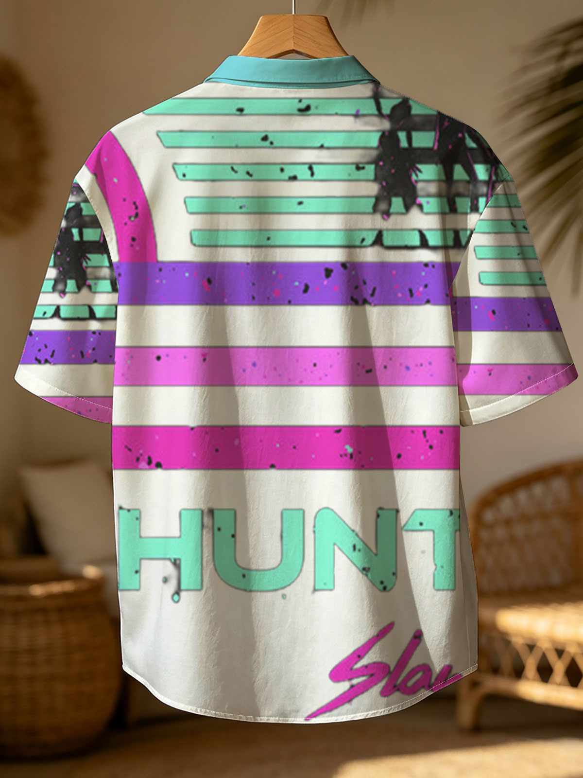 Hunters: Slay The Night - Silhouetted Figures in Neon Glow -  Shirt