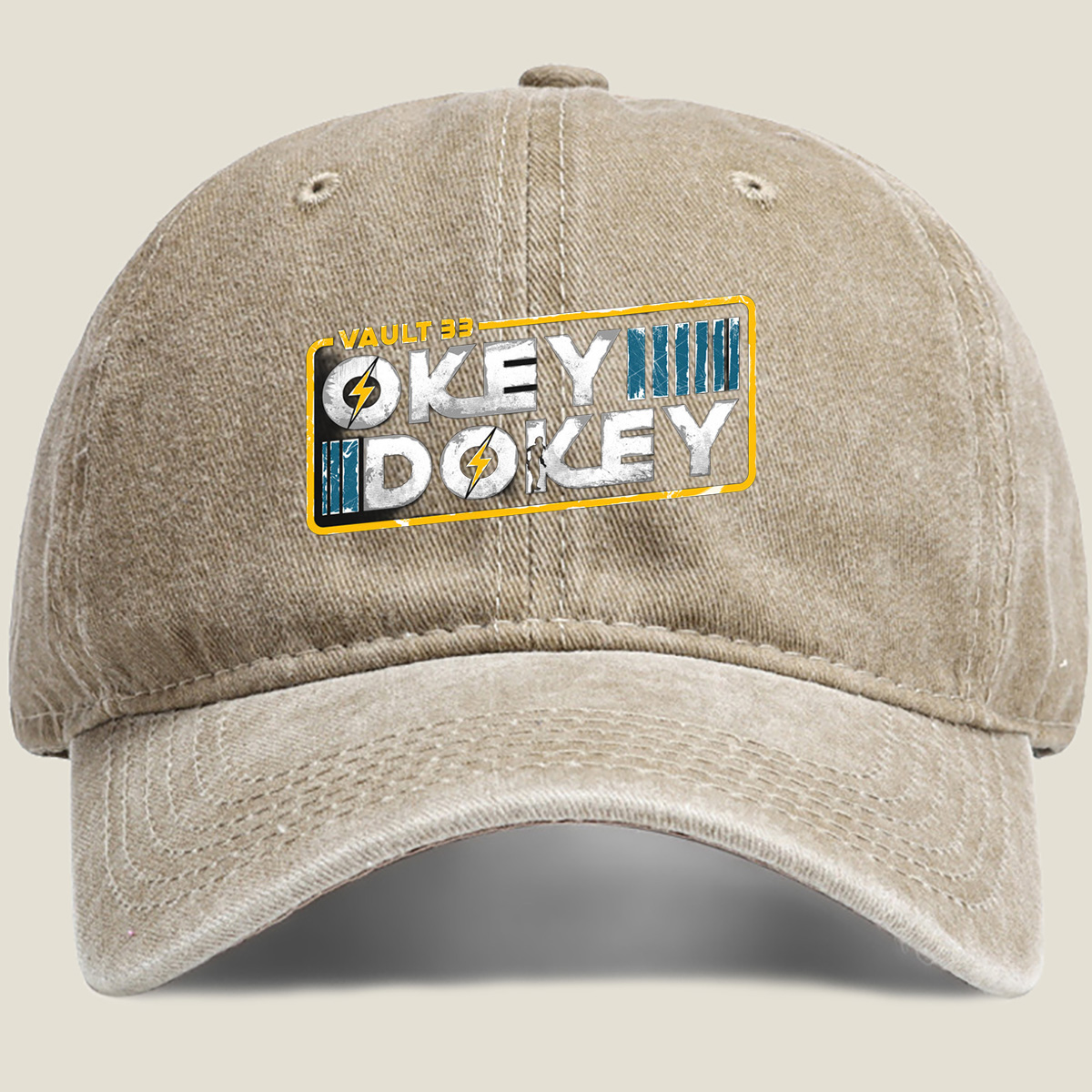 Vault 33: Okey Dokey - Washed Denim - Baseball Cap
