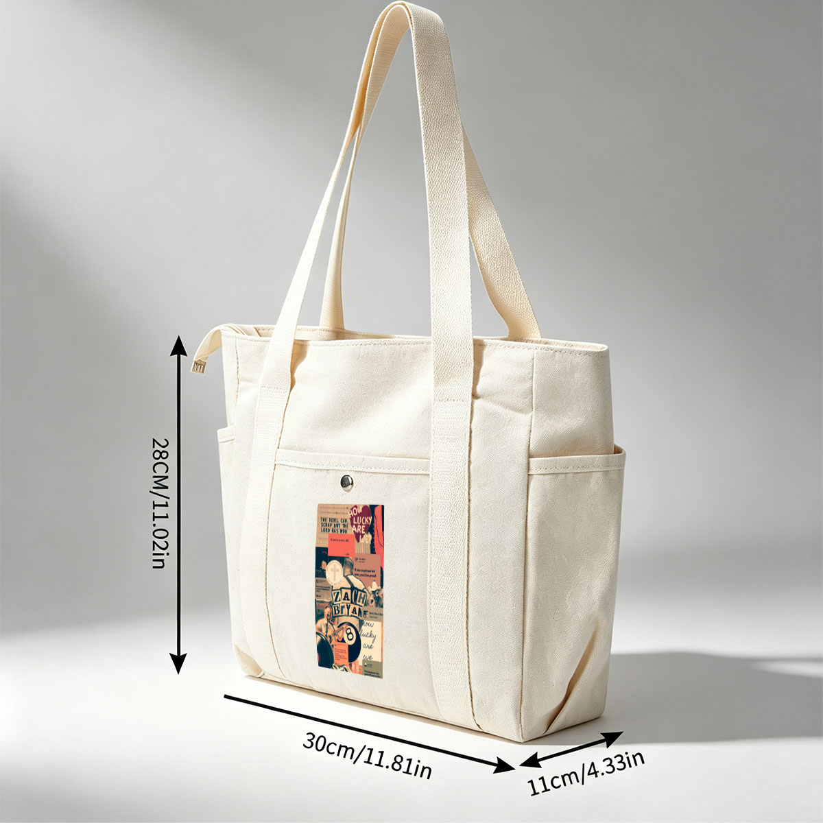 Zach Bryan Collage Featuring Lyrics, Music, and Country Themes - Multi-pocket bags