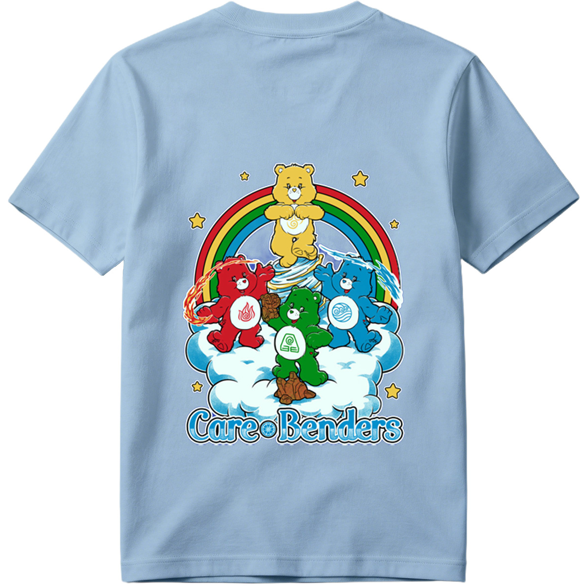 Care Bears and Avatar: The Last Airbender Crossover - Care Benders - Tee