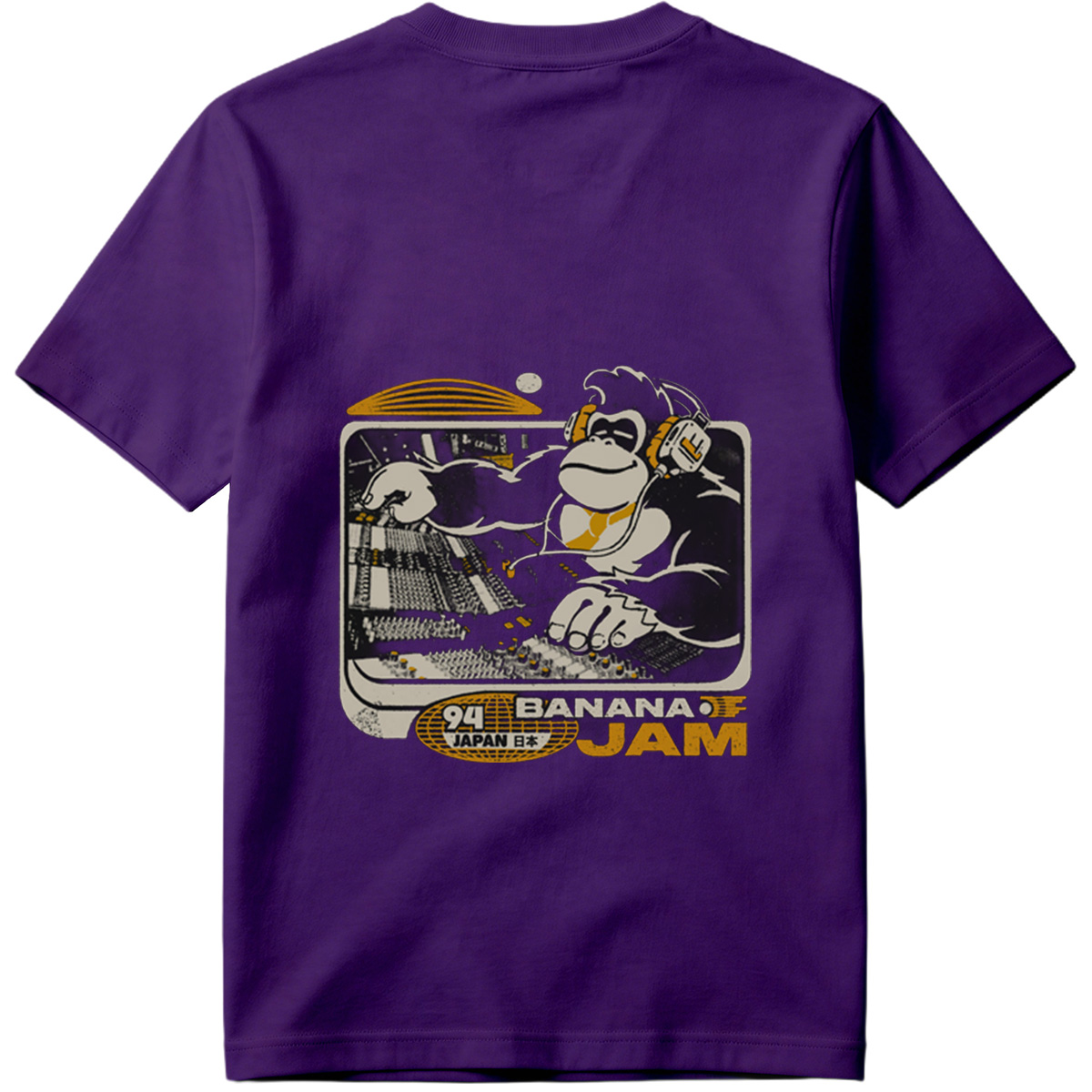 Banana Jam 94 Japan - Monkey DJ Character - Tee