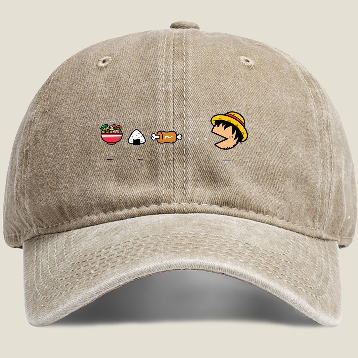 One Piece: Luffy and Food Adventure - Washed Denim - Baseball Cap