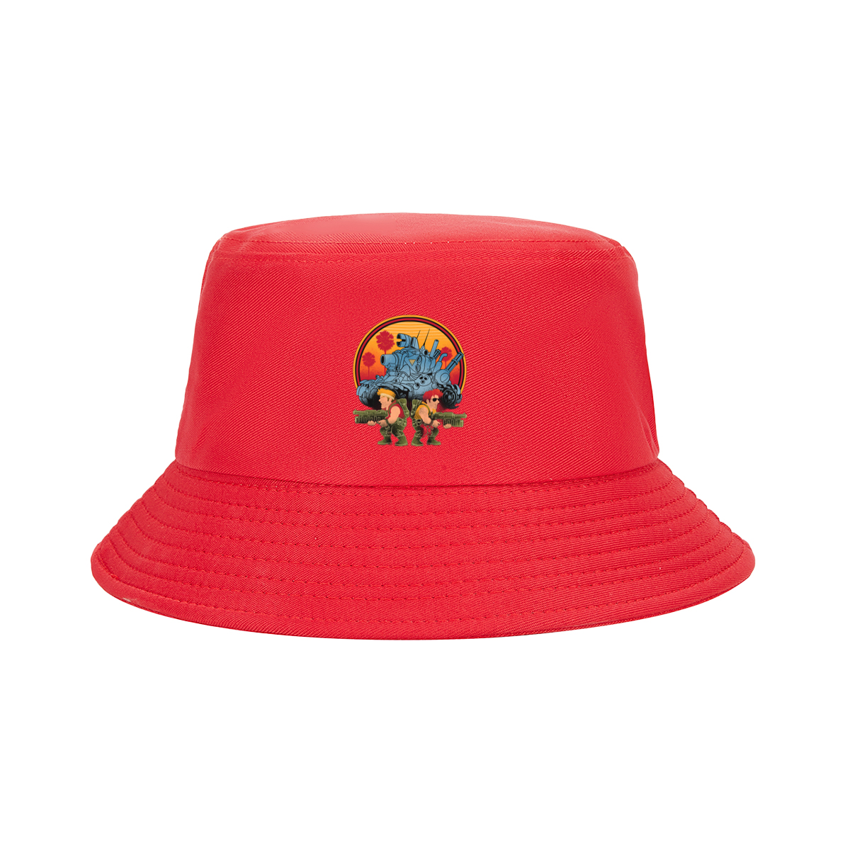 Double Dragon: Billy and Jimmy with Tank in Sunset - Fisherman's Hat